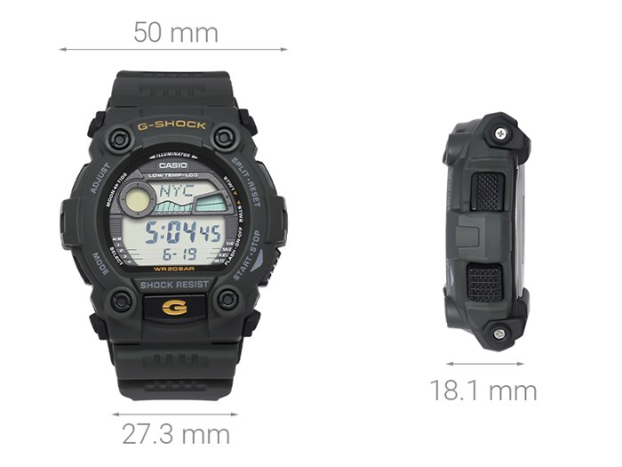 Đồng hồ Nam G-Shock G-7900-3DR Màu Xanh rêu