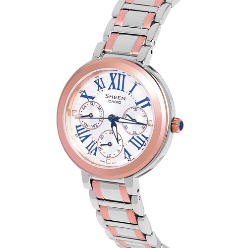 Đồng hồ SHEEN CASIO 34 mm Nữ SHE-3034SG-7AUDR Màu Vàng Hồng