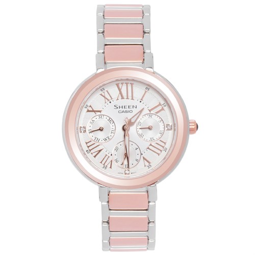 Đồng hồ SHEEN CASIO 34 mm Nữ SHE-3034SPG-7AUDR Màu Vàng Hồng
