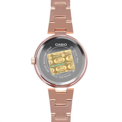 Đồng hồ Nữ Sheen Casio SHE-3043BPG-7AUDR Màu Vàng Hồng