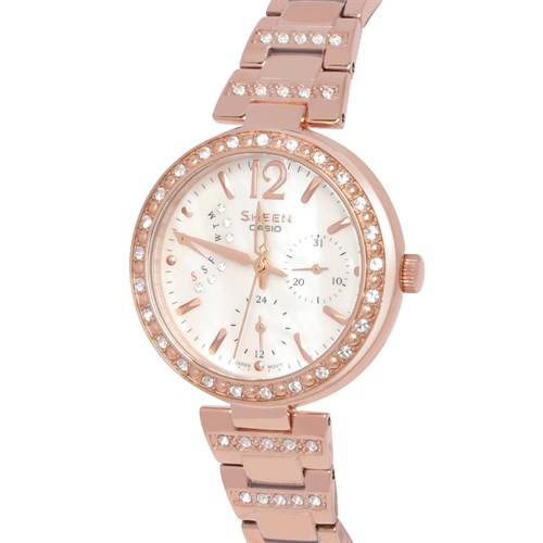 Đồng hồ SHEEN CASIO 33 mm Nữ SHE-3043PG-7AUDR Màu Vàng