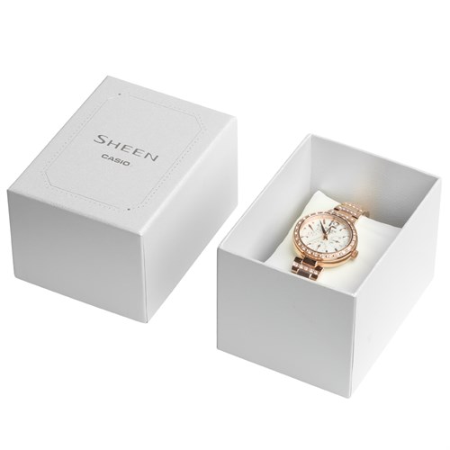 Đồng hồ SHEEN CASIO 33 mm Nữ SHE-3043PG-7AUDR Màu Vàng