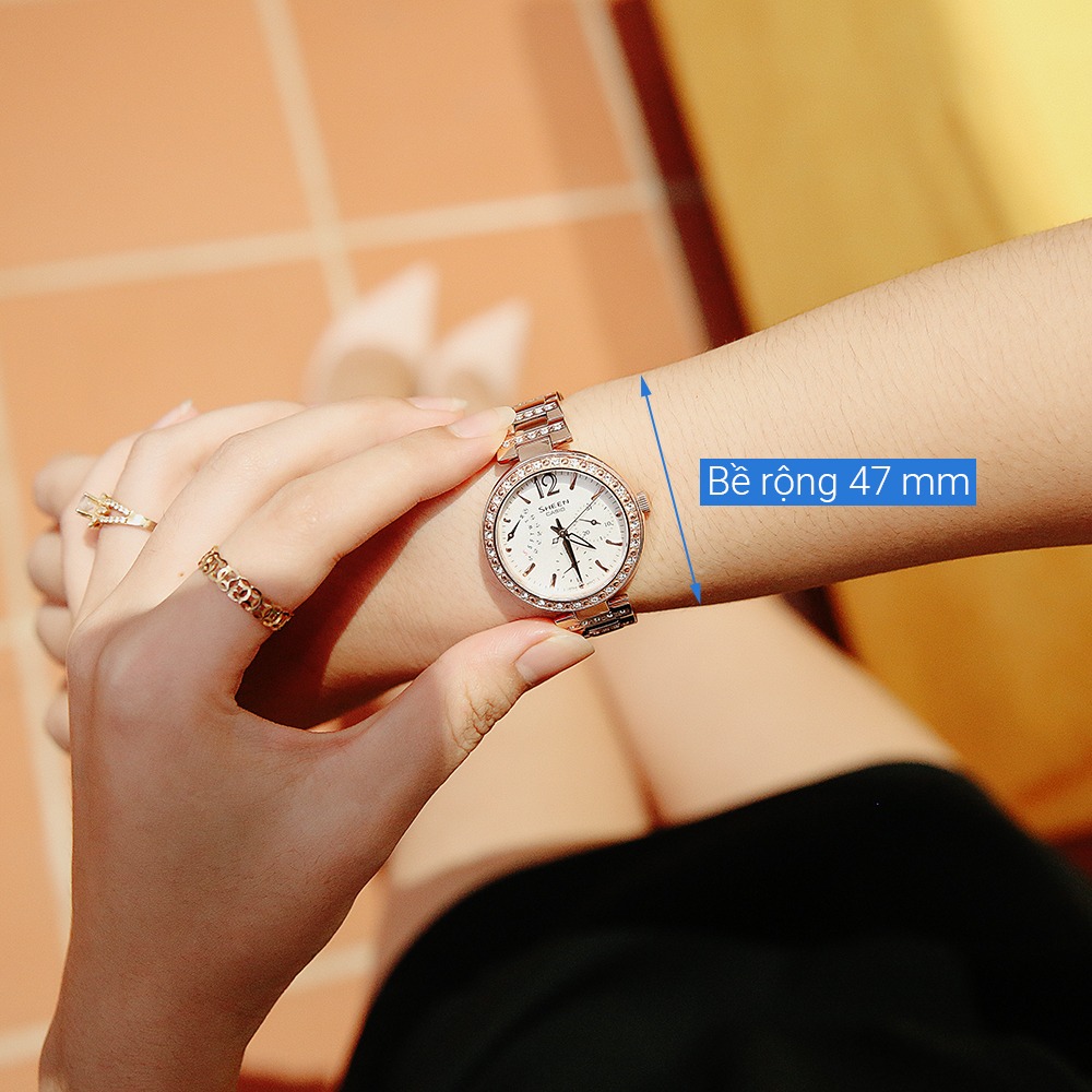 Đồng hồ SHEEN CASIO 33 mm Nữ SHE-3043PG-7AUDR