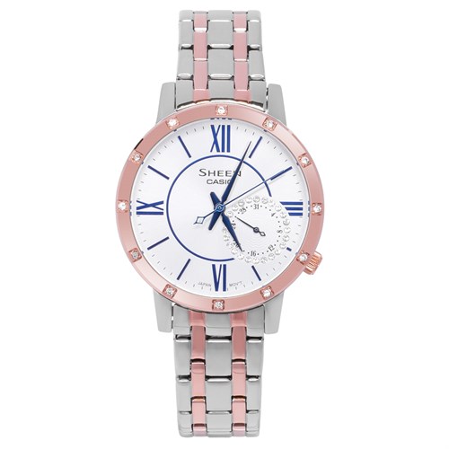 Đồng hồ SHEEN CASIO 34 mm Nữ SHE-3046SGP-7BUDF Màu Vàng Hồng