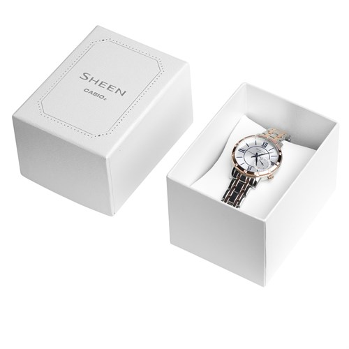 Đồng hồ SHEEN CASIO 34 mm Nữ SHE-3046SGP-7BUDF Màu Vàng Hồng