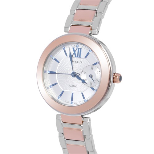 Đồng hồ SHEEN CASIO 31.8 mm Nữ SHE-3050SG-7AUDR Màu Vàng Hồng