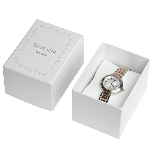 Đồng hồ SHEEN CASIO 31.8 mm Nữ SHE-3050SG-7AUDR Màu Vàng Hồng