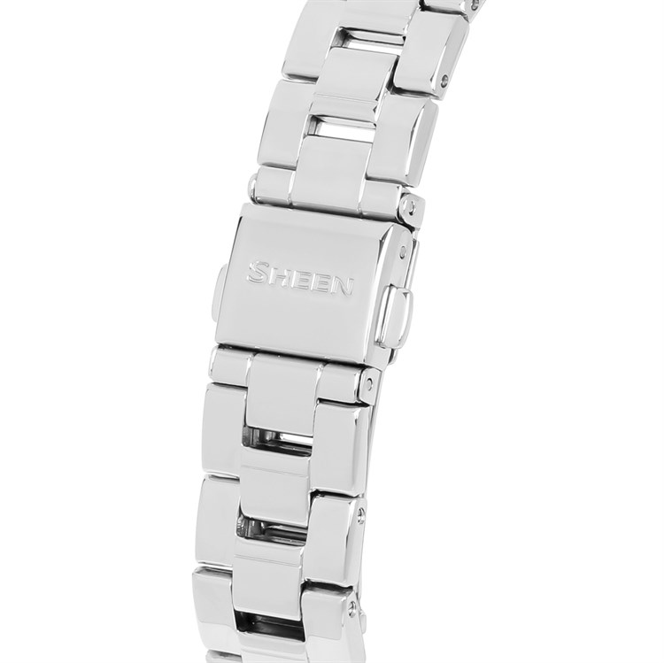 Đồng hồ SHEEN CASIO 34.2 mm Nữ SHE-3059SG-7AUDR Màu Bạc