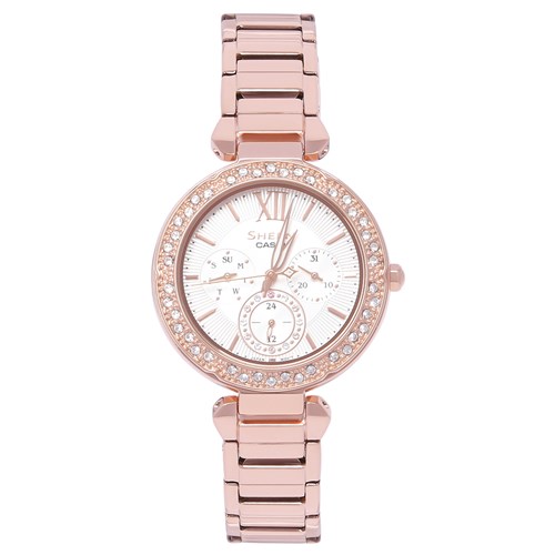 Đồng hồ Nữ Sheen Casio SHE-3061PG-7AUDR Màu Vàng Hồng