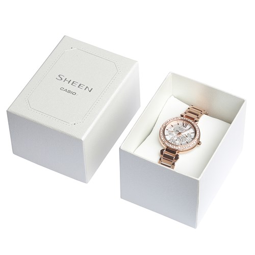 Đồng hồ Nữ Sheen Casio SHE-3061PG-7AUDR Màu Vàng Hồng