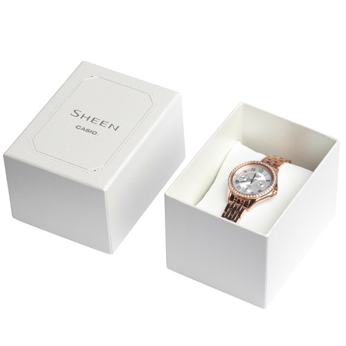 Đồng hồ SHEEN CASIO 33 mm Nữ SHE-3062PG-7AUDF Màu Vàng Hồng