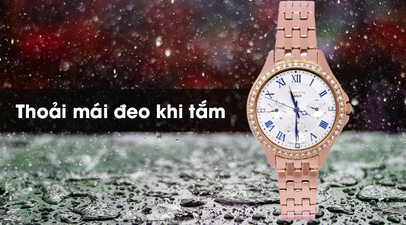 Đồng hồ Nữ Sheen Casio SHE-3062PG-7AUDF chống nước Đồng hồ Nữ Sheen Casio SHE-3062PG-7AUDF chống nước