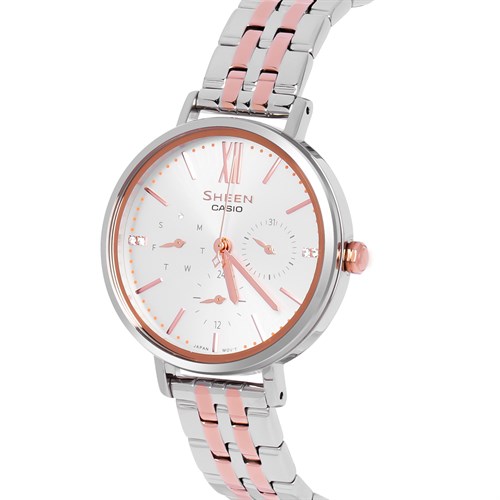 Đồng hồ SHEEN CASIO 34.1 mm Nữ SHE-3064SPG-7AUDF Màu Vàng Hồng