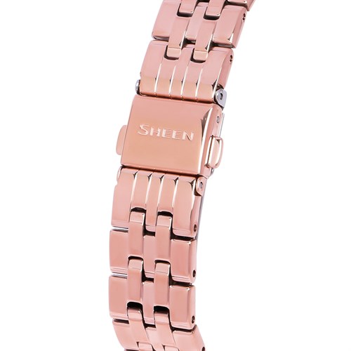 Đồng hồ SHEEN CASIO 34.2 mm Nữ SHE-3066PG-4AUDF Màu Vàng Hồng