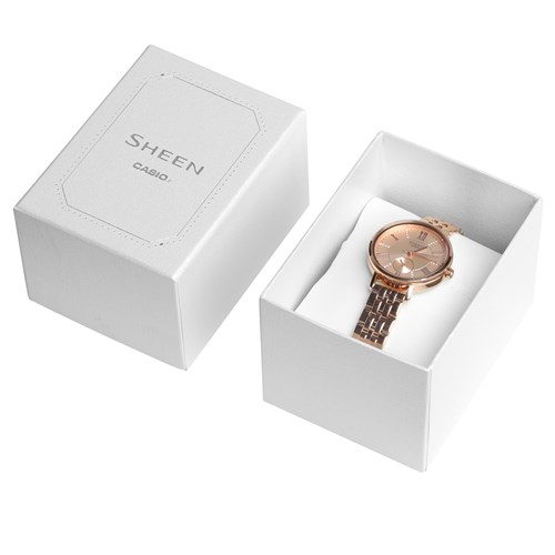Đồng hồ SHEEN CASIO 34.2 mm Nữ SHE-3066PG-4AUDF Màu Vàng Hồng