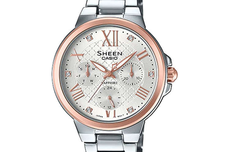Đồng hồ Nữ Sheen Casio SHE-3511SG-7AUDR Màu Bạc