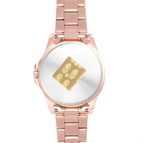 Đồng hồ SHEEN CASIO 37.3 mm Nữ SHE-3806PG-7AUDR Màu Vàng Hồng