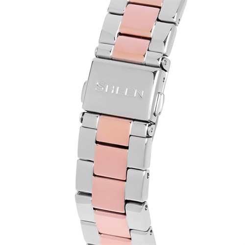 Đồng hồ SHEEN CASIO 37.3 mm Nữ SHE-3806SPG-7AUDR Màu Vàng Hồng