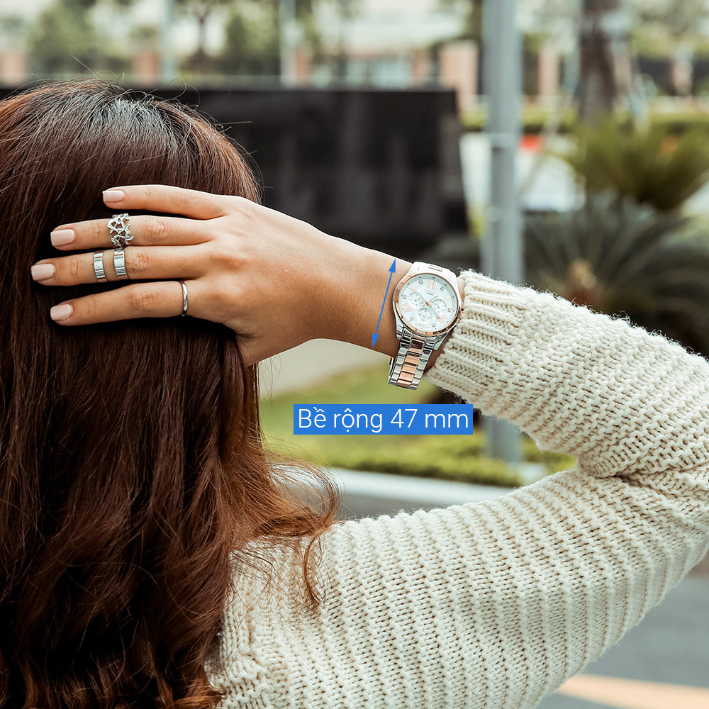 Đồng hồ SHEEN CASIO 37.3 mm Nữ SHE-3806SPG-7AUDR