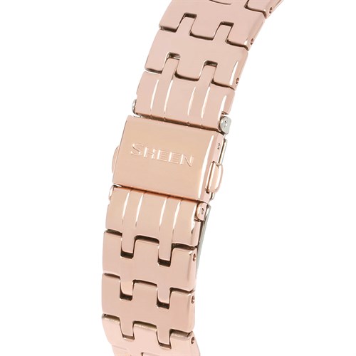 Đồng hồ SHEEN CASIO 34 mm Nữ SHE-3809PG-9AUDR Màu Vàng Hồng