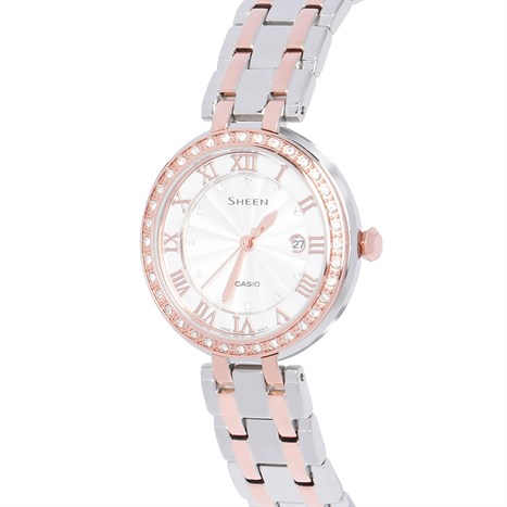 Đồng hồ SHEEN CASIO 30.3 mm Nữ SHE-4034BSG-7AUDR Màu Bạc