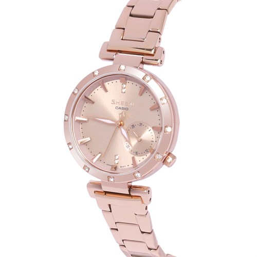 Đồng hồ SHEEN CASIO 32 mm Nữ SHE-4051PG-4AUDF Màu Vàng Hồng