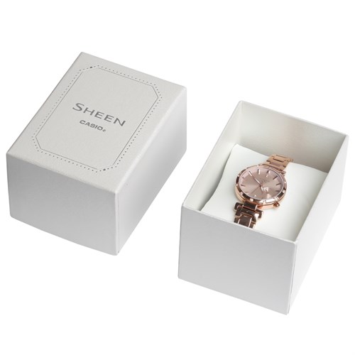 Đồng hồ SHEEN CASIO 32 mm Nữ SHE-4051PG-4AUDF Màu Vàng Hồng