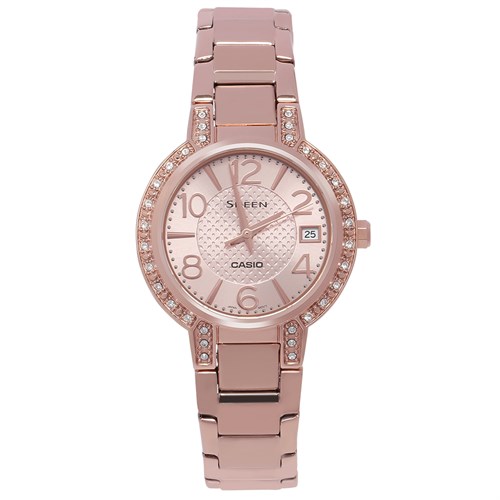 Đồng hồ SHEEN CASIO 32 mm Nữ SHE-4804PG-9AUDR Màu Vàng Hồng