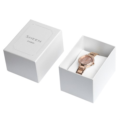 Đồng hồ SHEEN CASIO 32 mm Nữ SHE-4804PG-9AUDR Màu Vàng Hồng