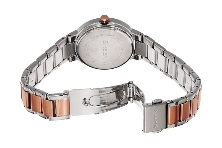 Đồng hồ SHEEN CASIO 32 mm Nữ SHE-4804SG-7AUDR Màu Vàng Hồng