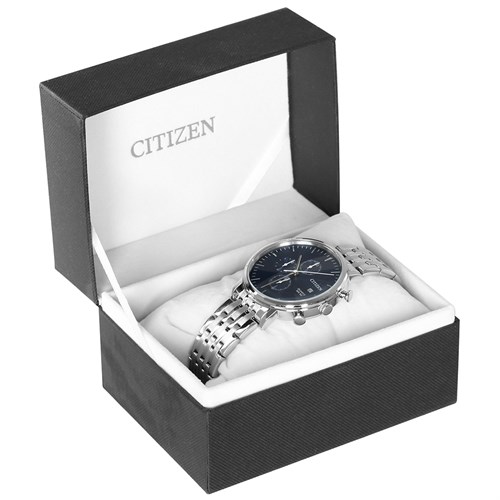 Đồng hồ CITIZEN 41 mm Nam AN3610-55L Màu Bạc