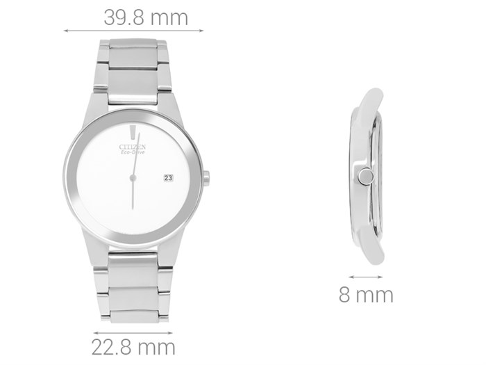 Đồng hồ CITIZEN 39.8 mm Nam AU1060-51A Màu Bạc