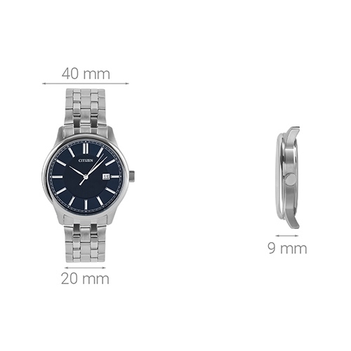 Đồng hồ CITIZEN 40 mm Nam BI1050-56L Màu Bạc