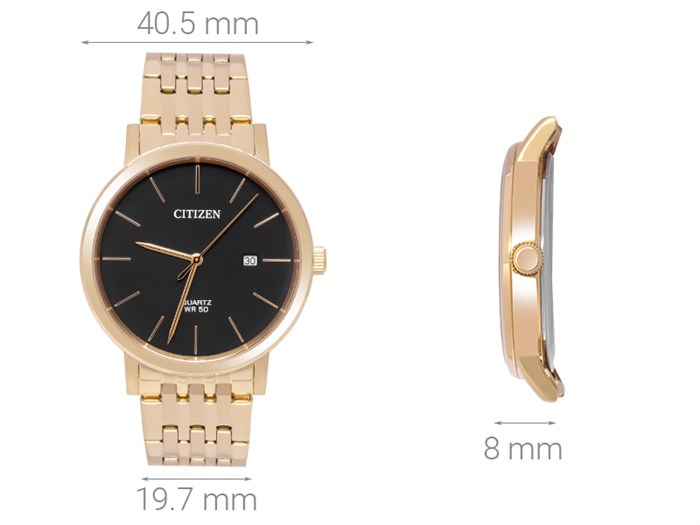 Đồng hồ CITIZEN 40.5 mm Nam BI5072-51E Màu Vàng