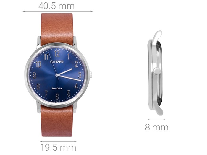 Đồng hồ CITIZEN 40.5 mm Nam BJ6501-10L Màu Nâu