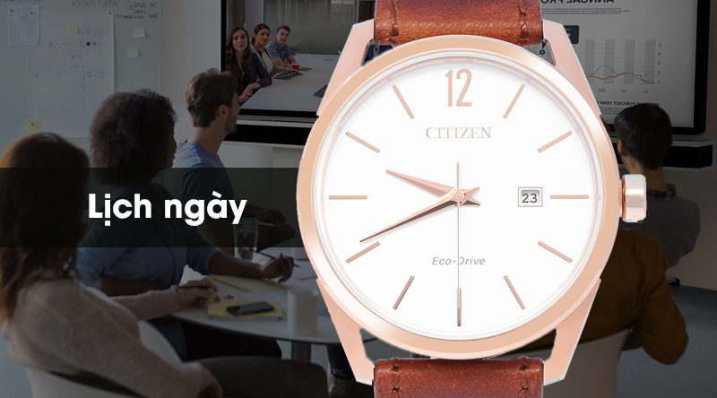 Đồng hồ Nam Citizen BM7418-17A - Eco-Drive có tiện ích lịch ngày
