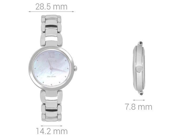 Đồng hồ CITIZEN 28.5 mm Nữ EM0530-81D Màu Bạc
