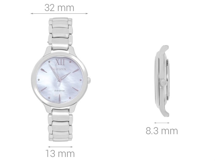 Đồng hồ CITIZEN 32 mm Nữ EM0550-83N Màu Bạc