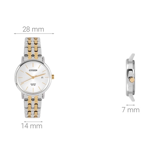 Đồng hồ CITIZEN 28 mm Nữ EU6094-53A Màu Bạc
