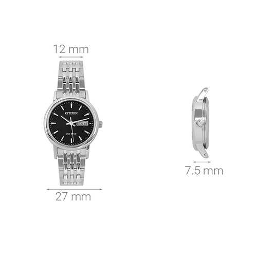Đồng hồ CITIZEN 27 mm Nữ EW3250-53E Màu Bạc
