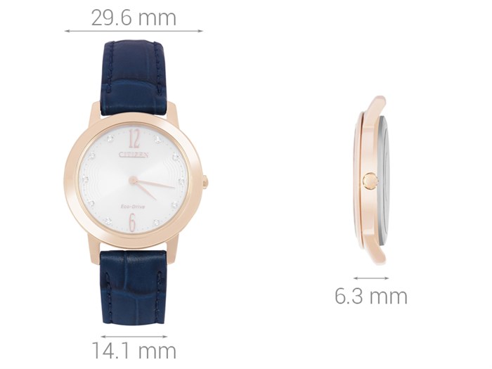 Đồng hồ CITIZEN 29.6 mm Nữ EX1493-13A Màu Xanh Dương