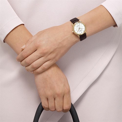 Đồng hồ CITIZEN 33 mm Nữ FE6012-11A Màu Nâu