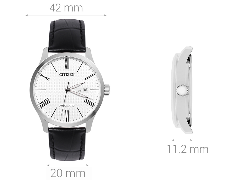 Đồng hồ CITIZEN 42 mm Nam NH8350-08A Màu Đen