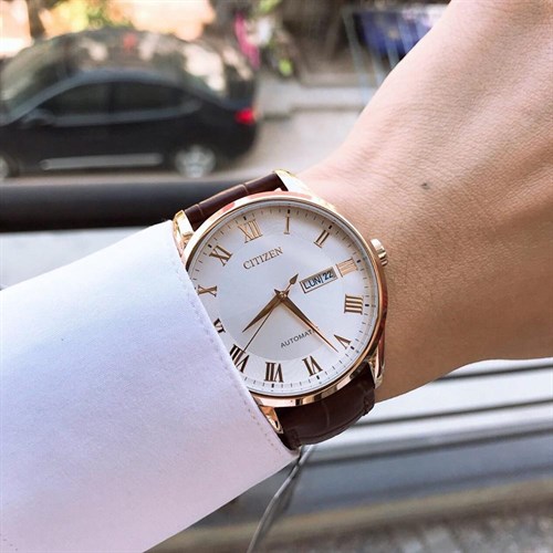 Đồng hồ CITIZEN 41 mm Nam NH8363-14A Màu Nâu