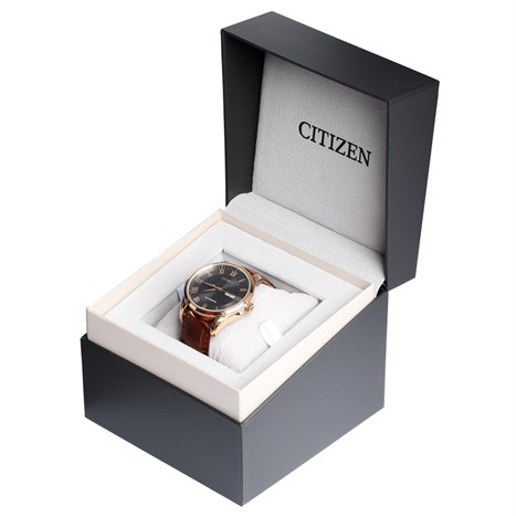 Đồng hồ CITIZEN Mechanical 41.3 mm Nam NH8363-14H Màu Nâu