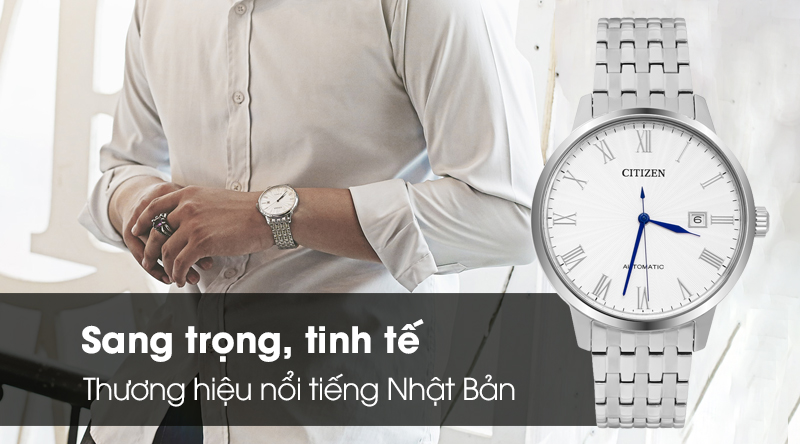 Đồng hồ Nam Citizen NJ0080-50A - Cơ tự động có thiết kế sang trọng