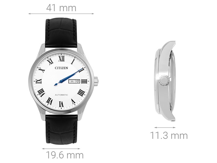 Đồng hồ CITIZEN Mechanical 41 mm Nam NH8360-12A Màu Đen