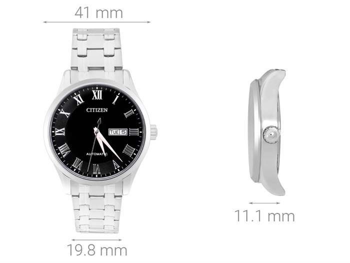 Đồng hồ CITIZEN 41 mm Nam NH8360-80E Màu Bạc