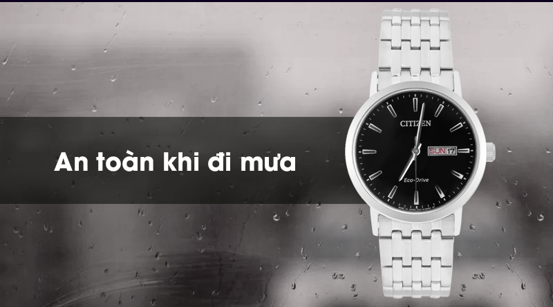 Đồng hồ Nam Citizen BM9010-59E - Eco-Drive có khả năng chống nước khá tốt, yên tâm khi đi mưa Đồng hồ Nam Citizen BM9010-59E - Eco-Drive có khả năng chống nước khá tốt, yên tâm khi đi mưa