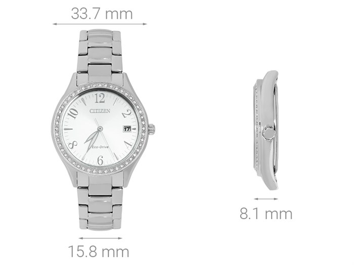 Đồng hồ CITIZEN 33.7 mm Nữ EO1180-82A Màu Bạc